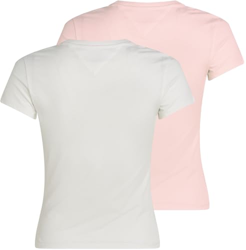 Tommy Jeans Women’s 2 Pack Short Sleeve Round Neck T-Shirts