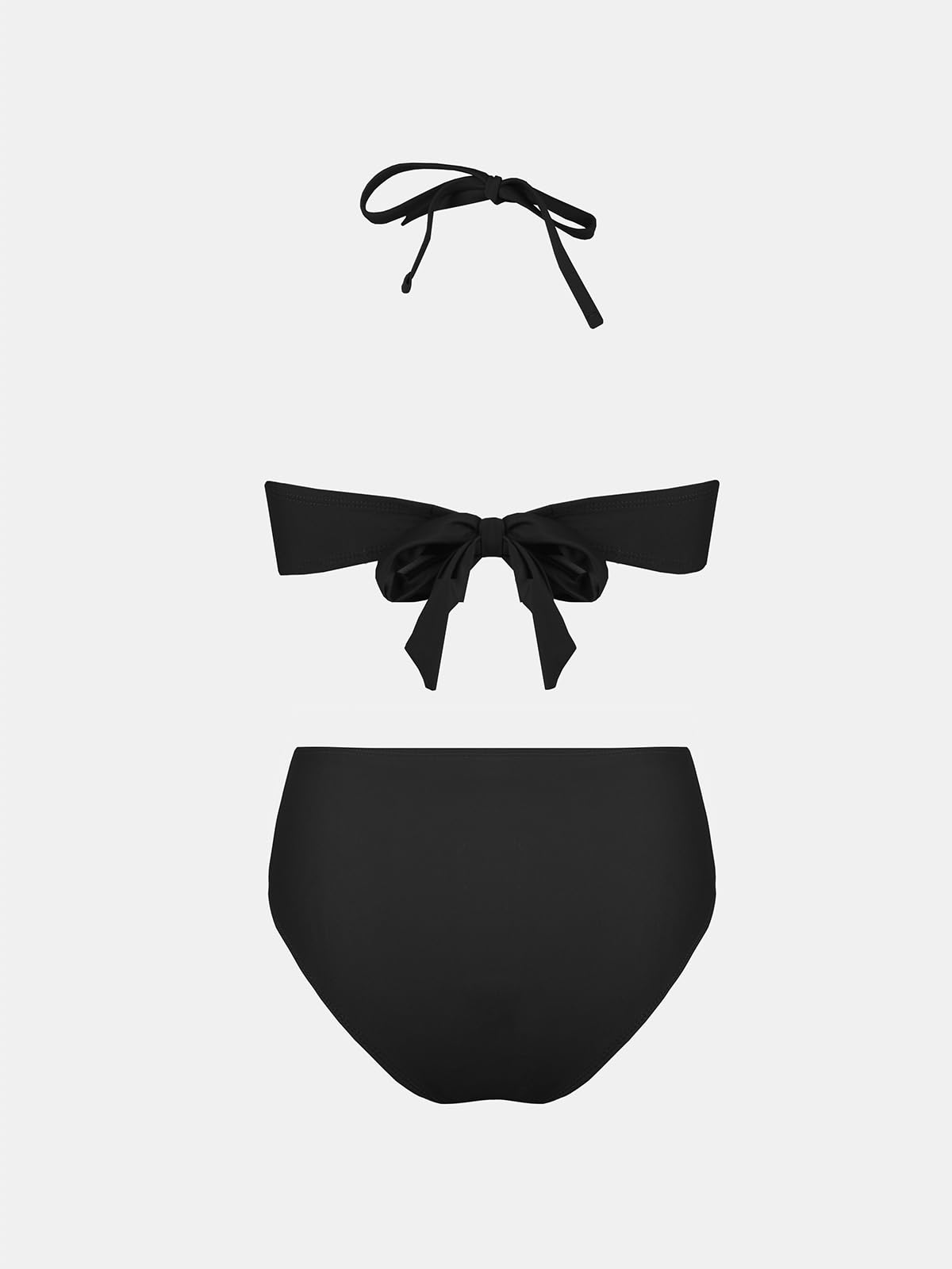 CUPSHE Bikini Set for Women Bandeau Two Piece