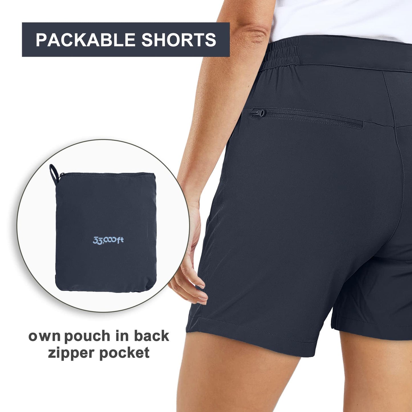 33,000ft Women's Hiking Shorts Quick Dry