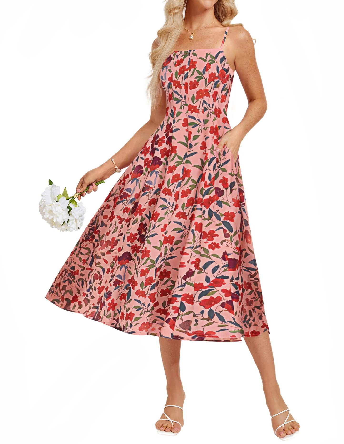 GRACE KARIN Women Summer Strappy Dress