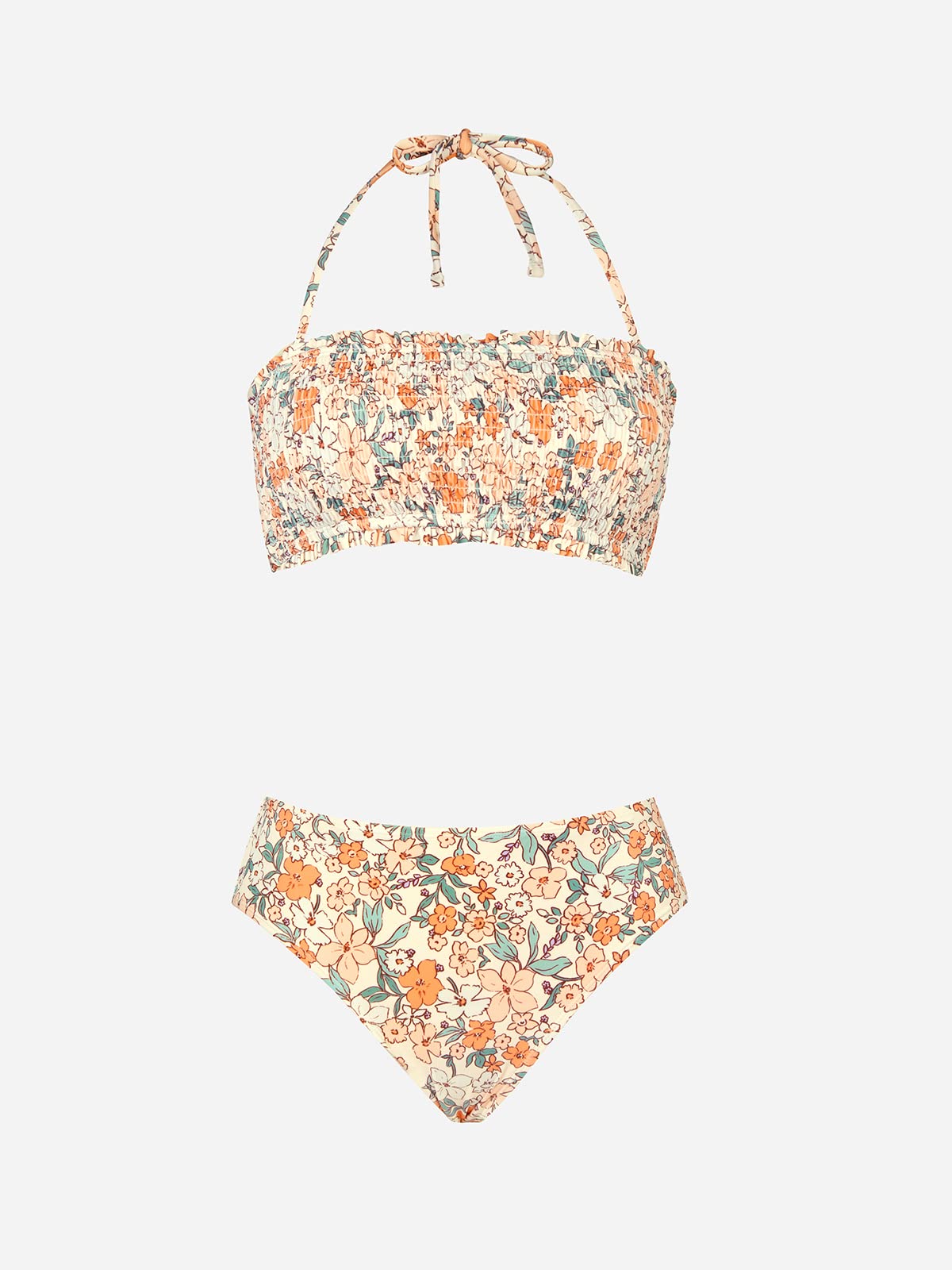 CUPSHE Bikini Set for Women Bandeau Two Piece