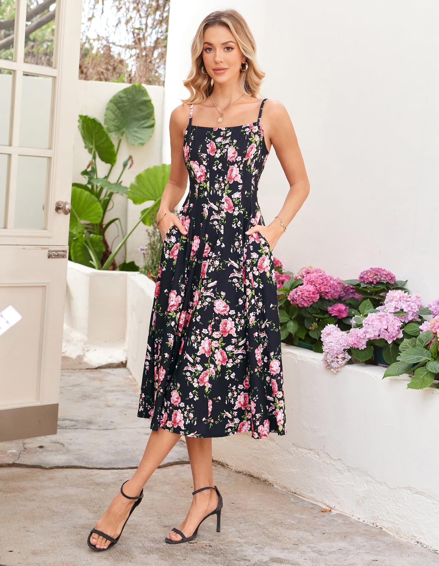 GRACE KARIN Women Summer Strappy Dress