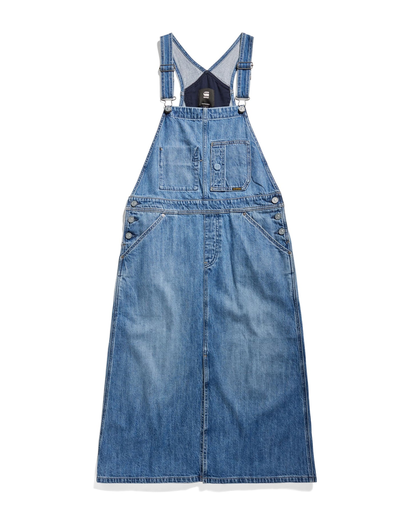 G-STAR Women's Midi Dungaree Dress Casual