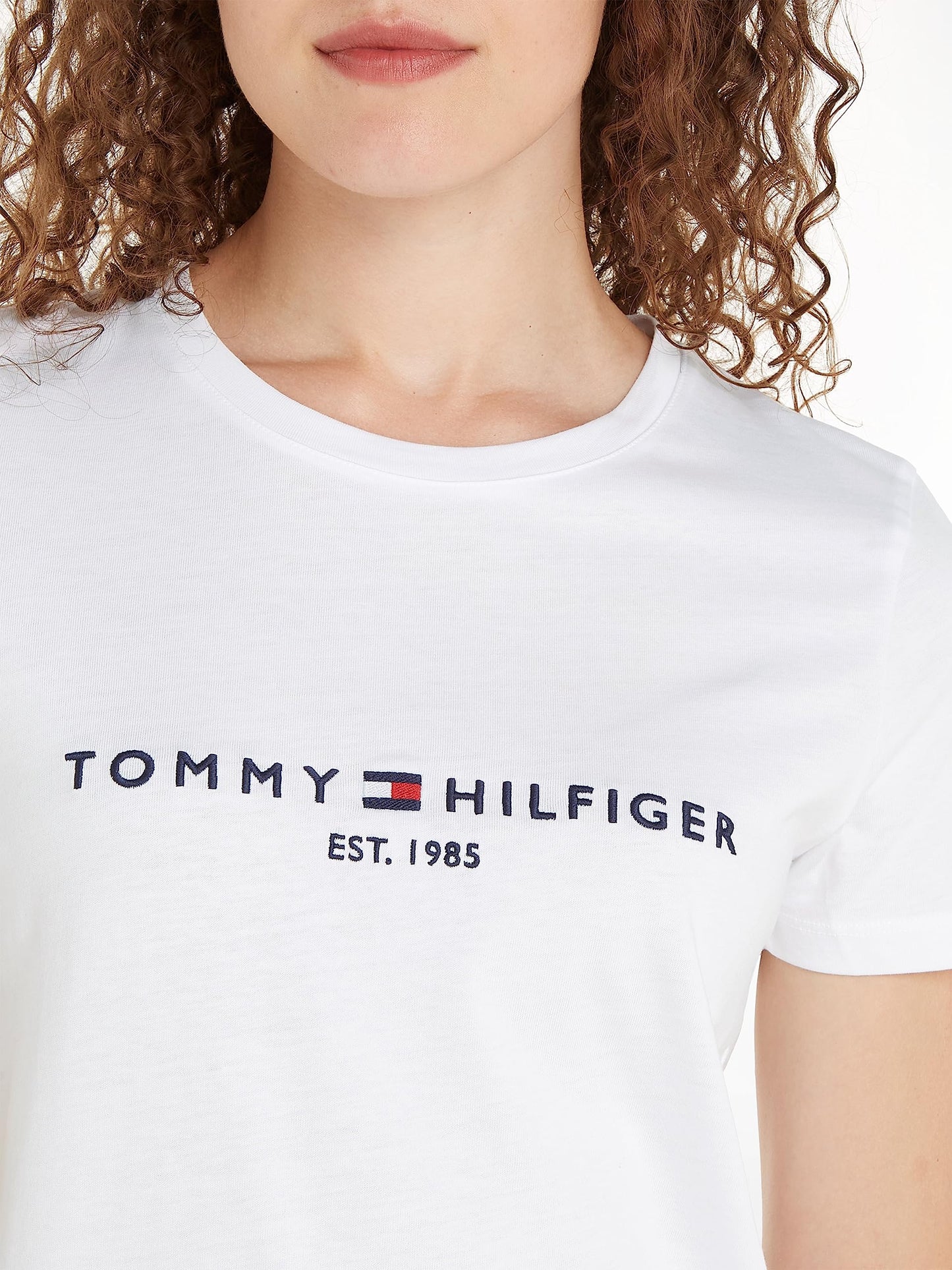 Tommy Hilfiger Women's Heritage Hilfiger C-nk Reg Tee S/S Knit Tops