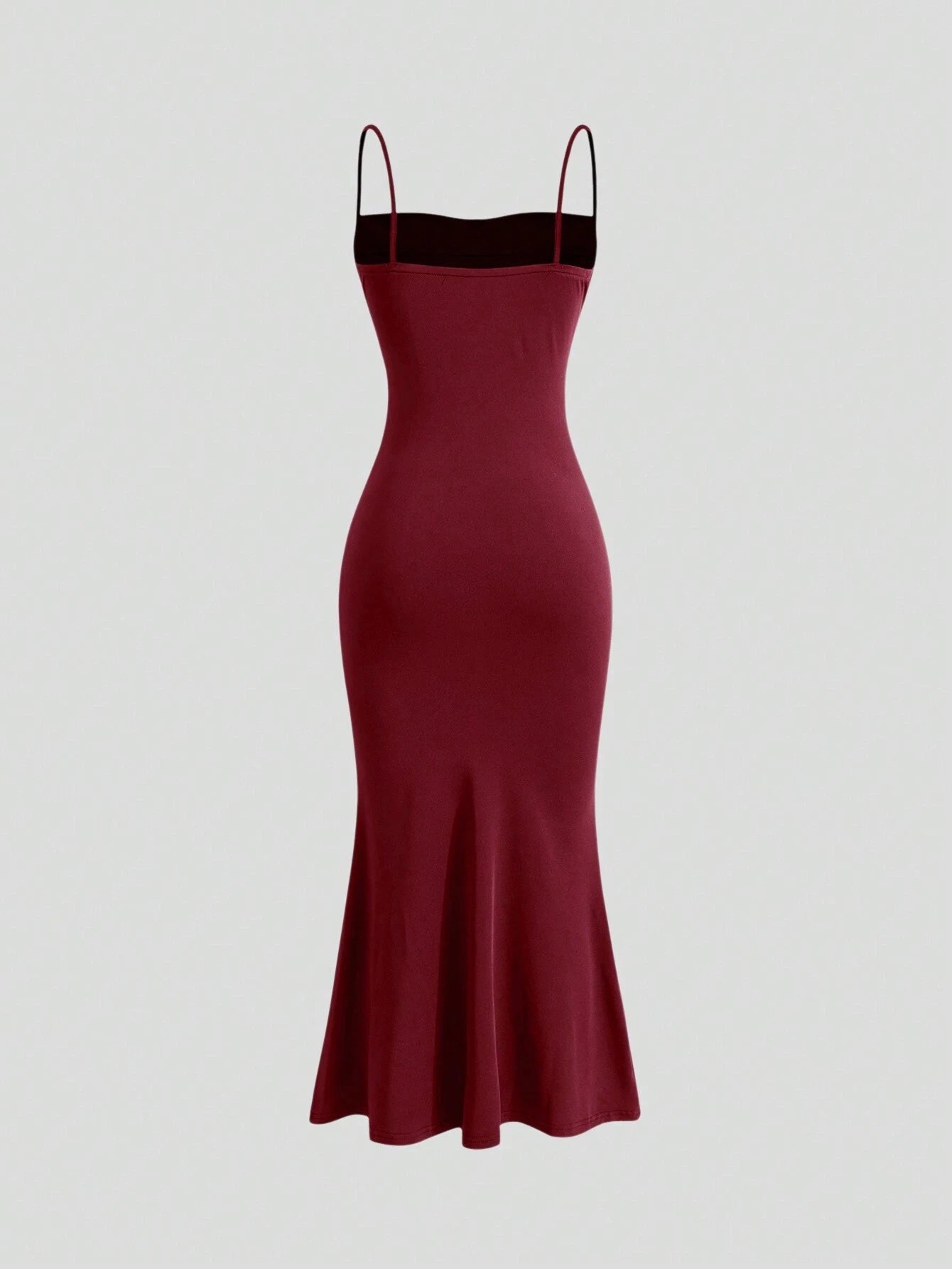 Elegant Party Slim Fitting Spaghetti Strap Mermaid Hem Party Dress