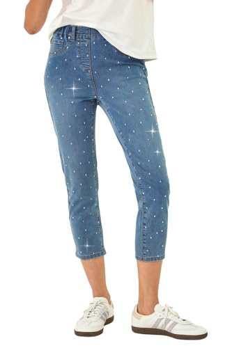Roman Originals Cropped Jeggings for Women