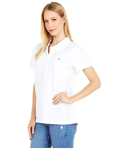 Tommy Hilfiger Women's Short Sleeve Classic Polo Shirt S/S CORE