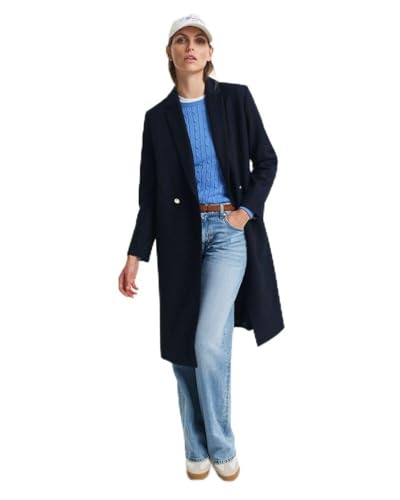 GANT Womens Cotton Cable Knit Crew Neck Sweater