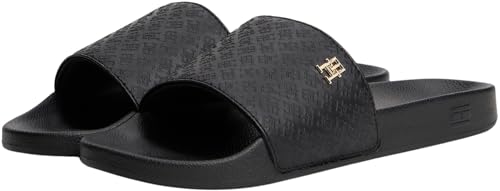 TOMMY HILFIGER Women's Th Monogram Poolside Sliders