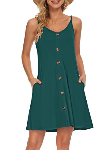 Women's Summer Dresses Spaghetti Strap Beach Wear Cover Up