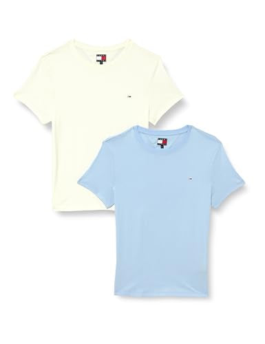 Tommy Jeans Women’s 2 Pack Short Sleeve Round Neck T-Shirts