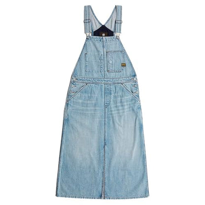 G-STAR Women's Midi Dungaree Dress Casual