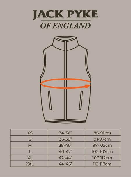 JACK PYKE Ladies Countryman 300g Thermal Fleece Gilet