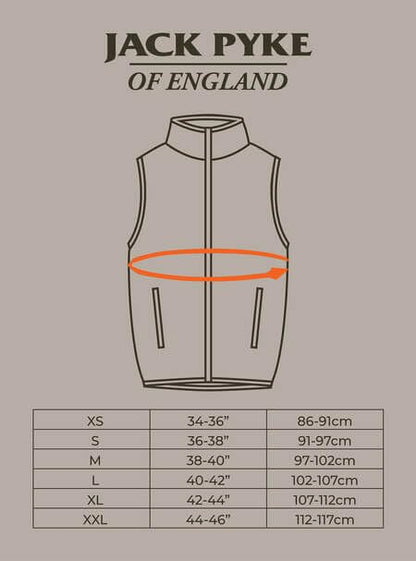 JACK PYKE Ladies Countryman 300g Thermal Fleece Gilet