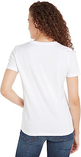 Tommy Hilfiger Women's Heritage Hilfiger C-nk Reg Tee S/S Knit Tops