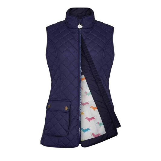 Ladies Country Estate Banbury Diamond Quilted Gilet Bodywarmer