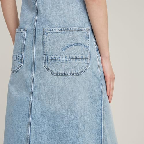 G-STAR Women's Midi Dungaree Dress Casual