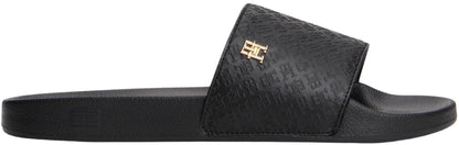 TOMMY HILFIGER Women's Th Monogram Poolside Sliders