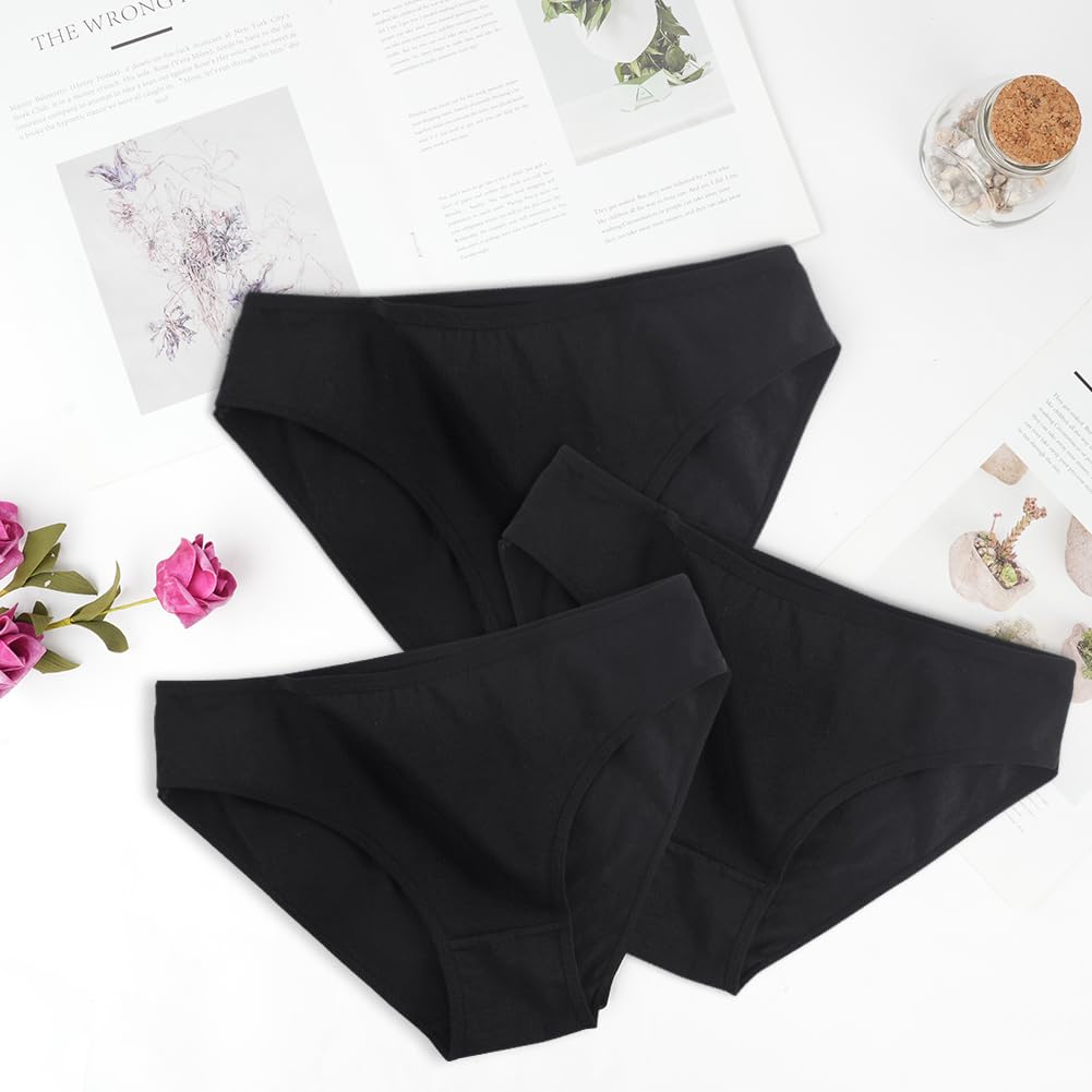 flintronic Women's Underwear, 6 Pcs Cotton Breathable Knickers Multipack