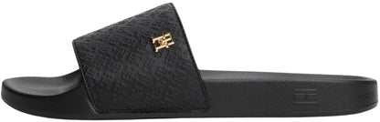 TOMMY HILFIGER Women's Th Monogram Poolside Sliders