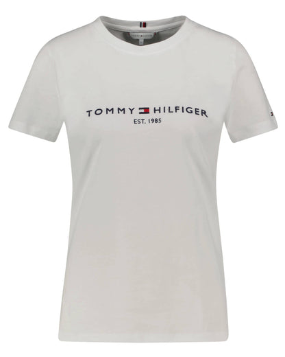Tommy Hilfiger Women's Heritage Hilfiger C-nk Reg Tee S/S Knit Tops