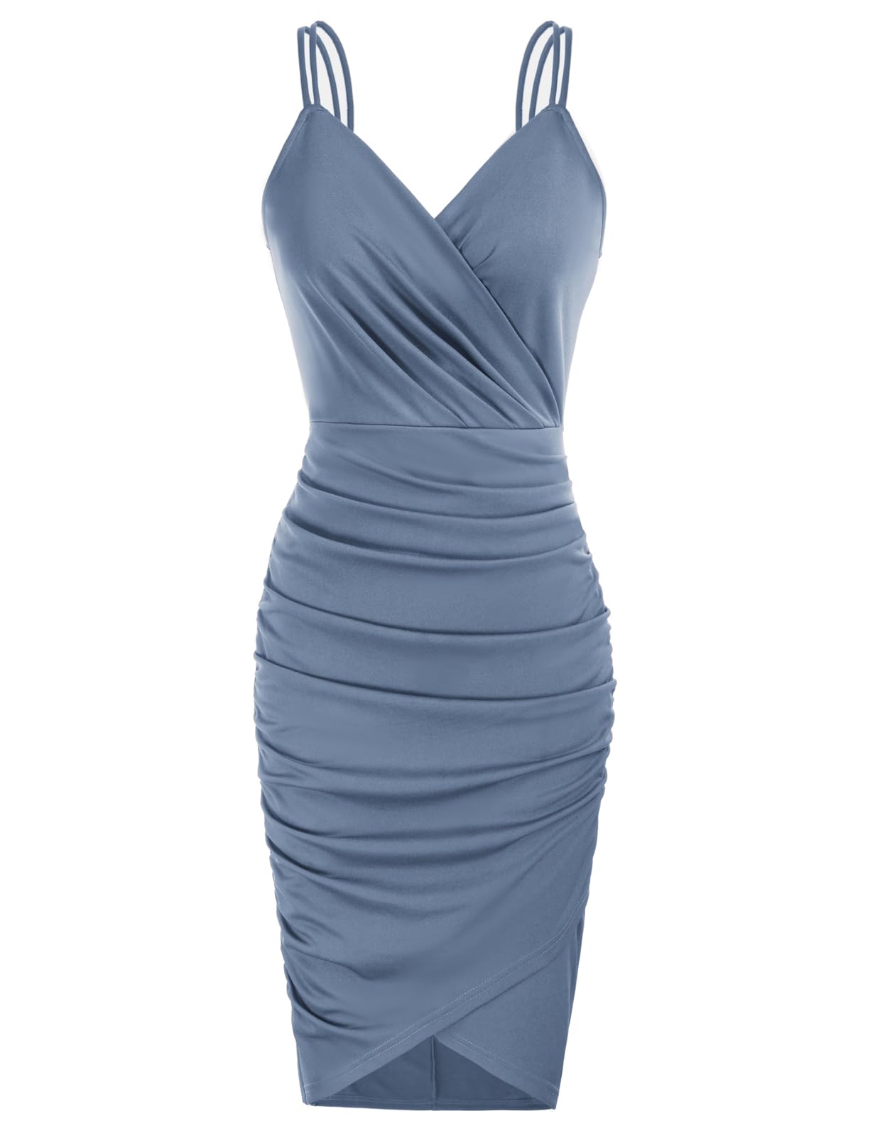 GRACE KARIN Women Sequined Velvet Spaghetti Dress