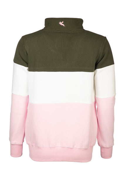 Rydale Ladies Country Sweatshirt Embroidered Women's Sweater Striped Women
