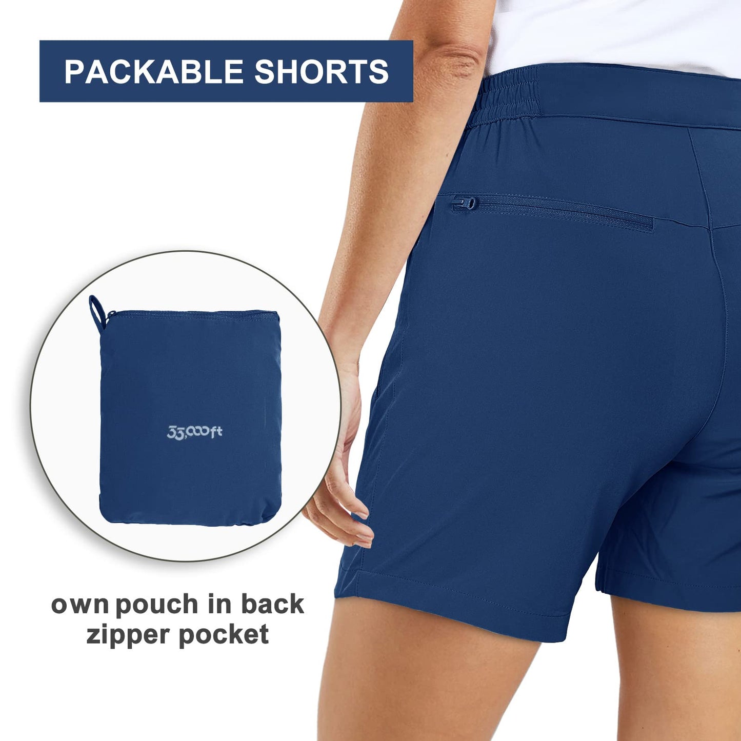 33,000ft Women's Hiking Shorts Quick Dry