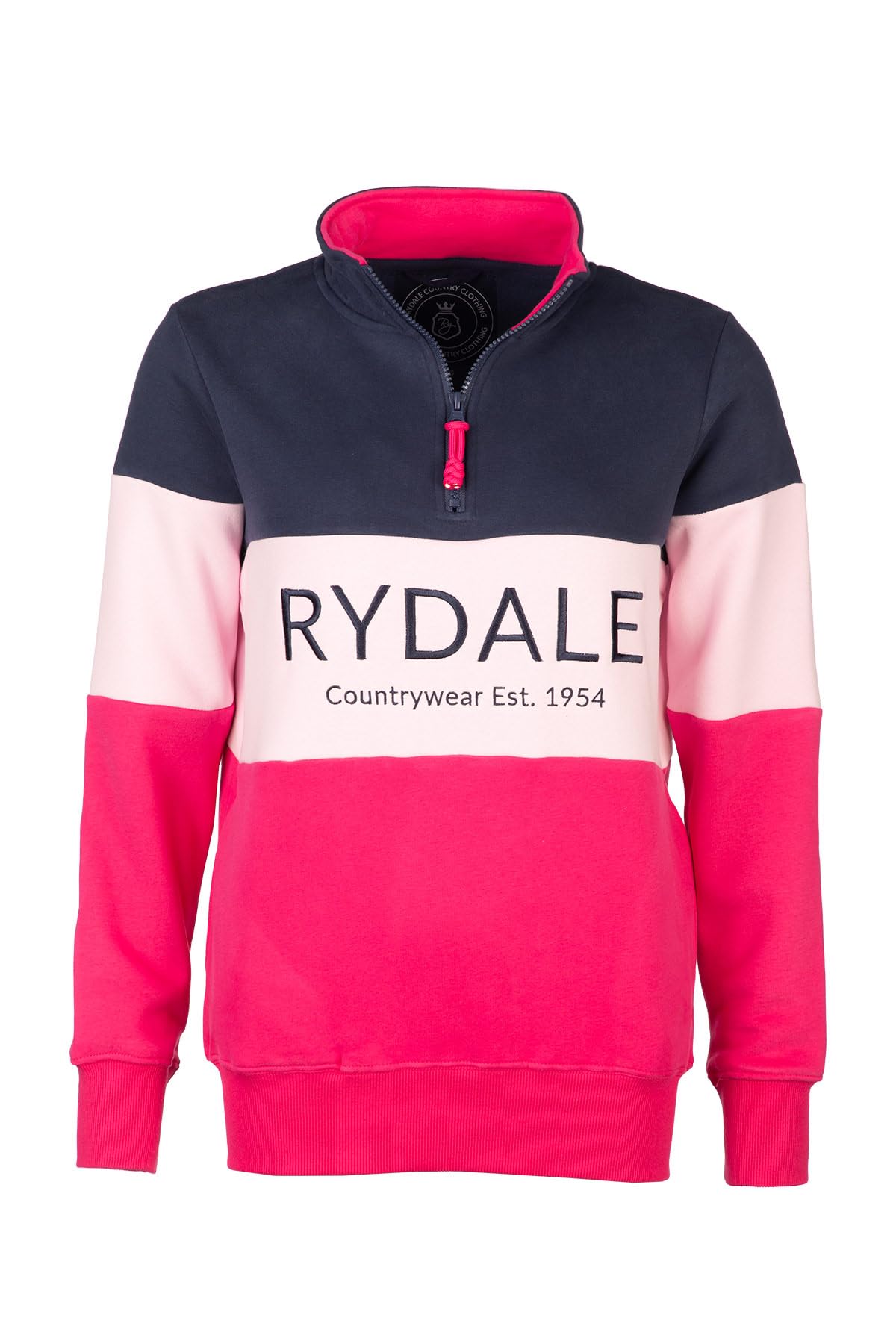 Rydale Ladies Country Sweatshirt Embroidered Women's Sweater Striped Women