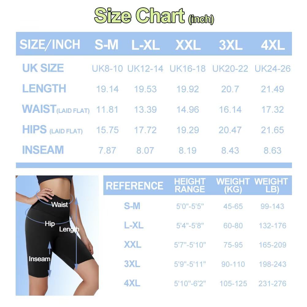Cycling Shorts Women High Waisted