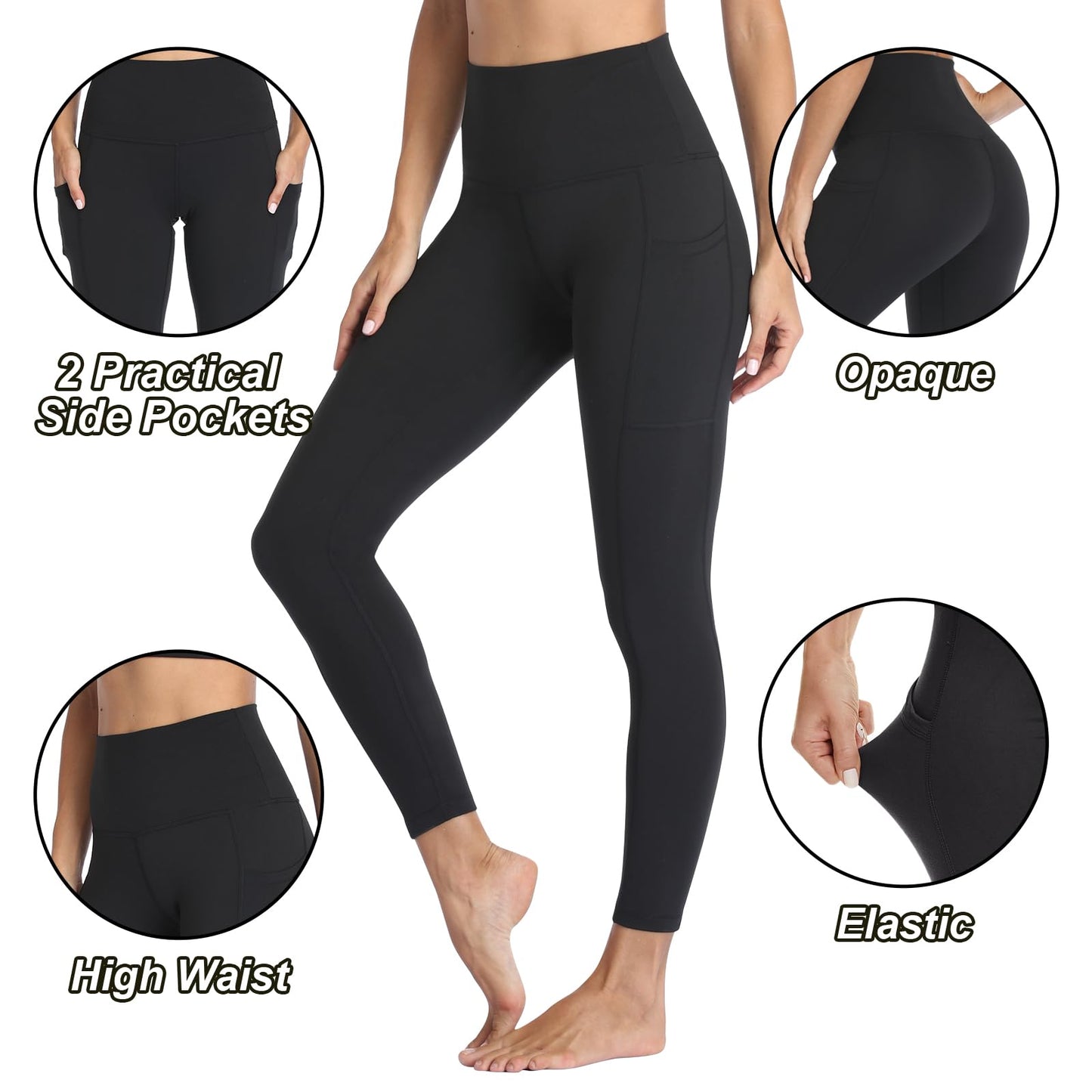 Gym Leggings for Women with Pockets