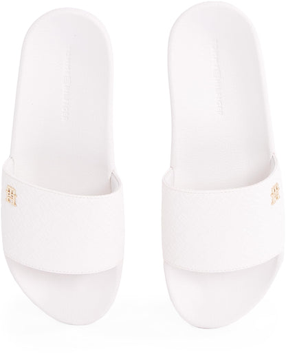 TOMMY HILFIGER Women's Th Monogram Poolside Sliders