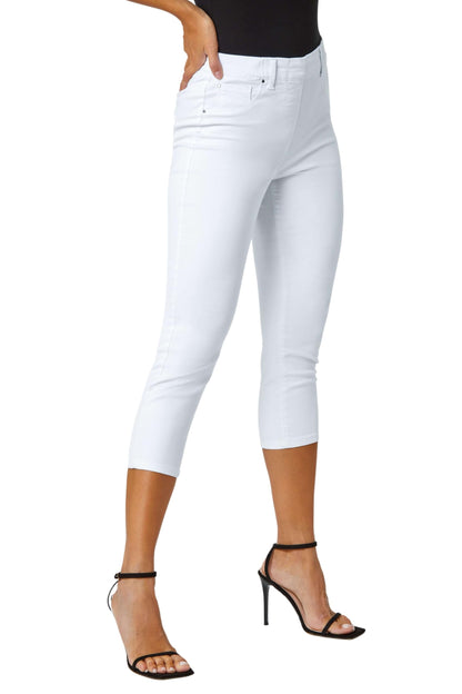 Roman Originals Cropped Jeggings for Women