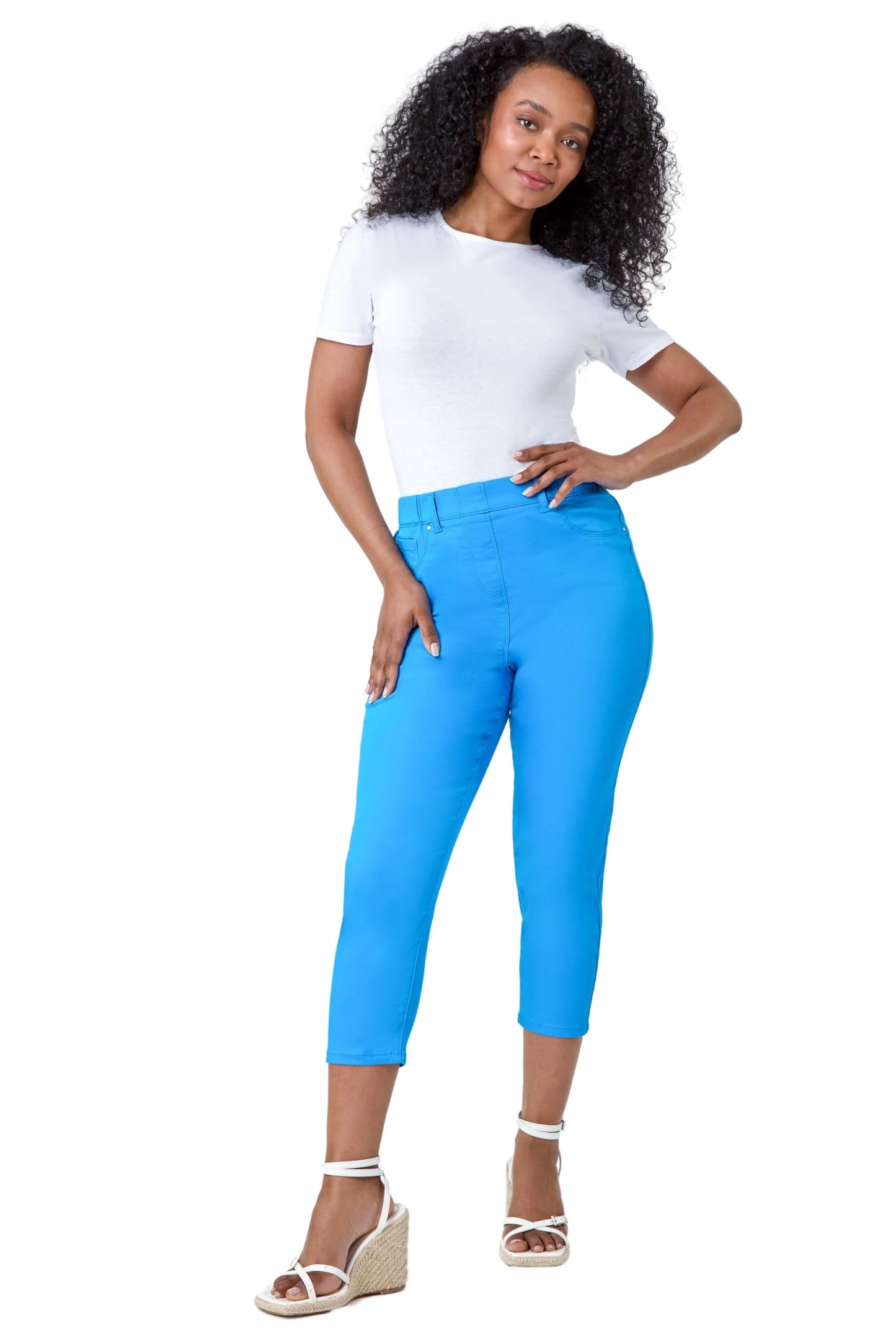 Roman Originals Cropped Jeggings for Women