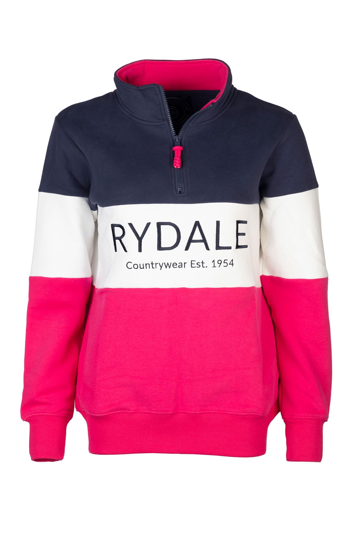 Rydale Ladies Country Sweatshirt Embroidered Women's Sweater Striped Women