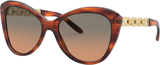 Ralph Lauren Striped Havana Sunglasses