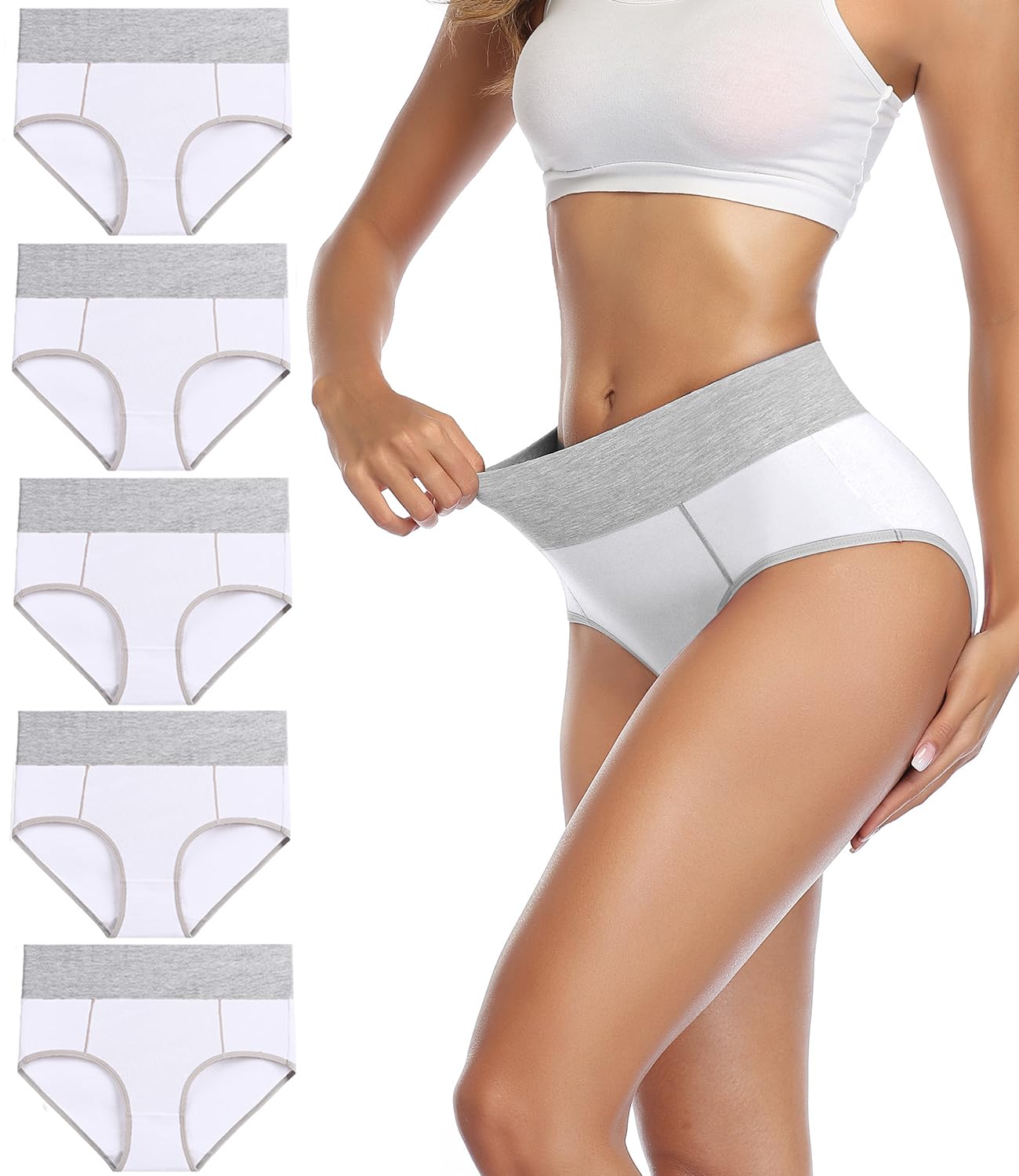 wirarpa High Waist Cotton Ladies Panties