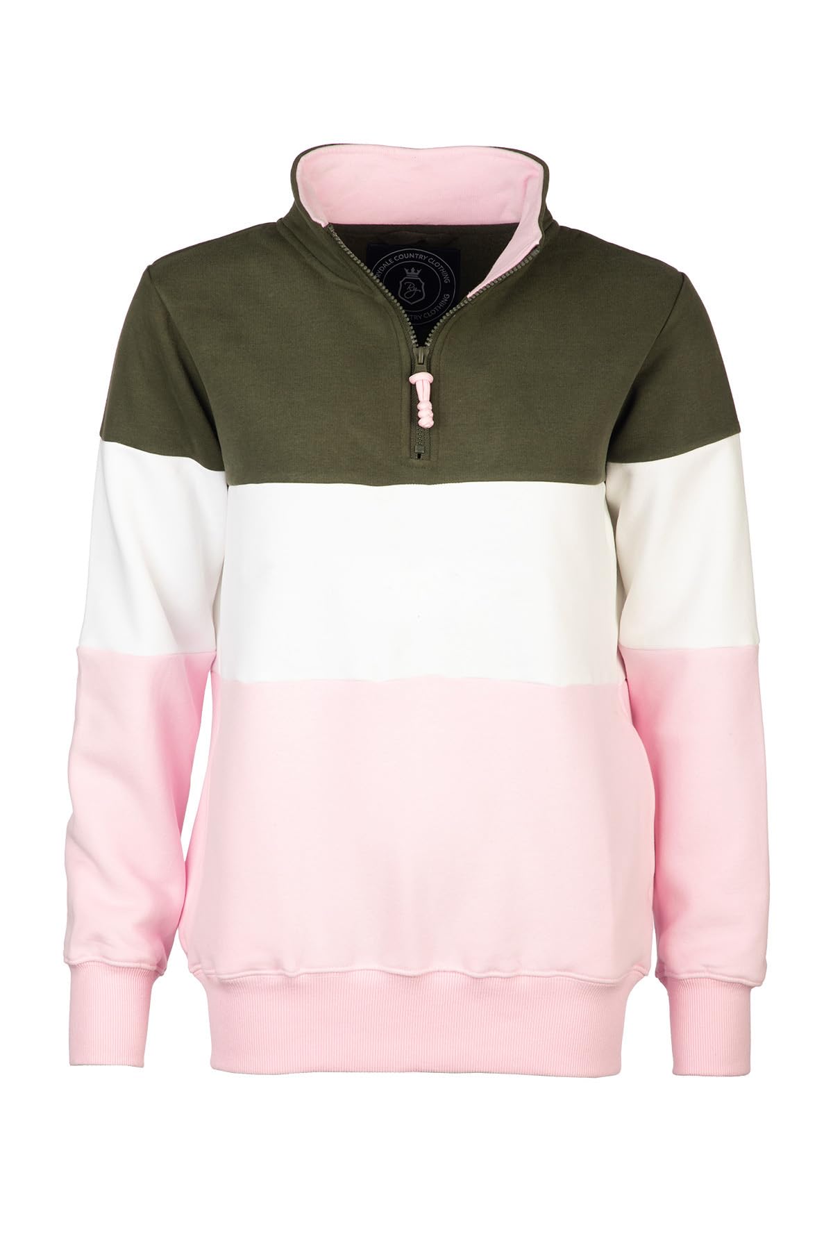 Rydale Ladies Country Sweatshirt Embroidered Women's Sweater Striped Women