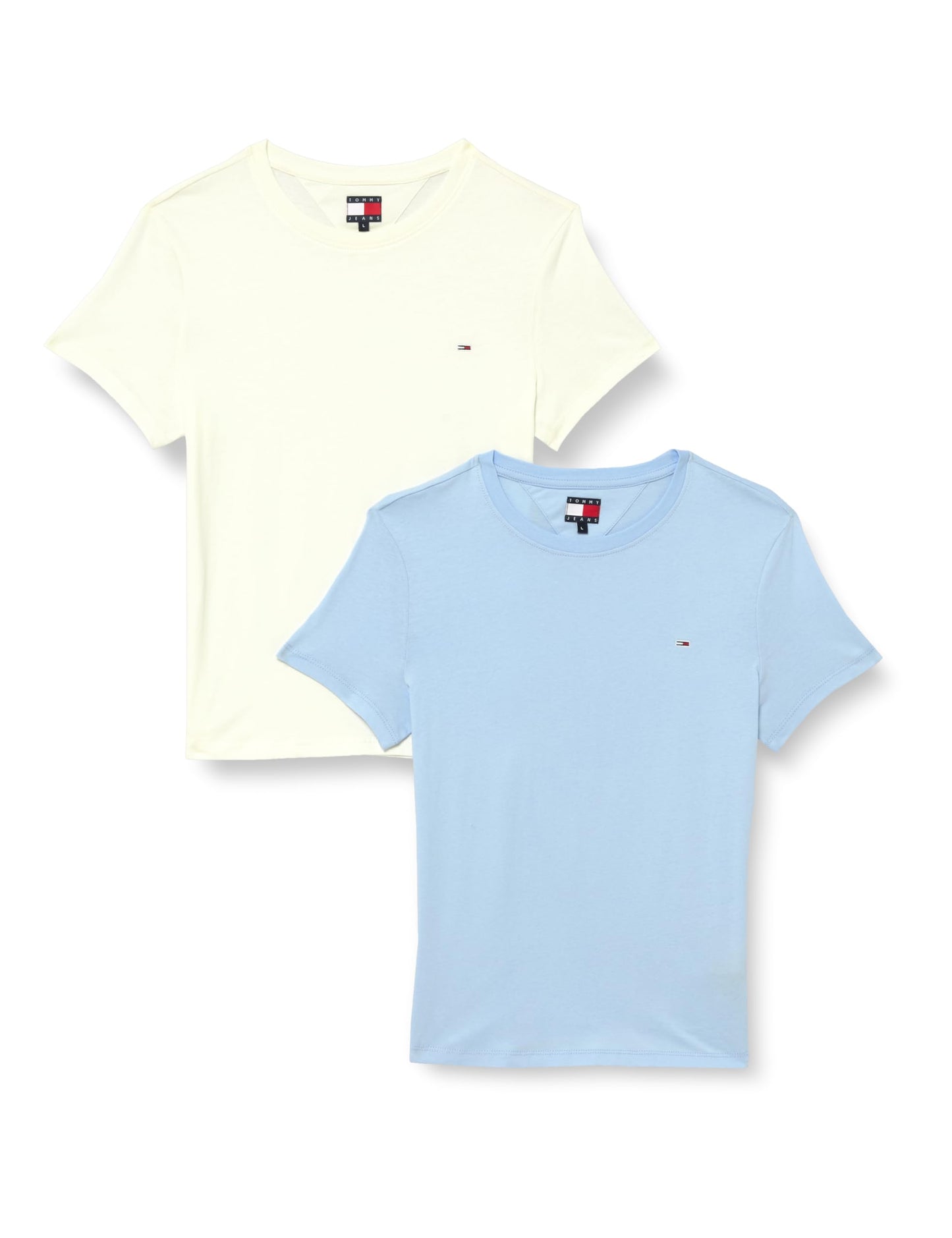 Tommy Jeans Women’s 2 Pack Short Sleeve Round Neck T-Shirts