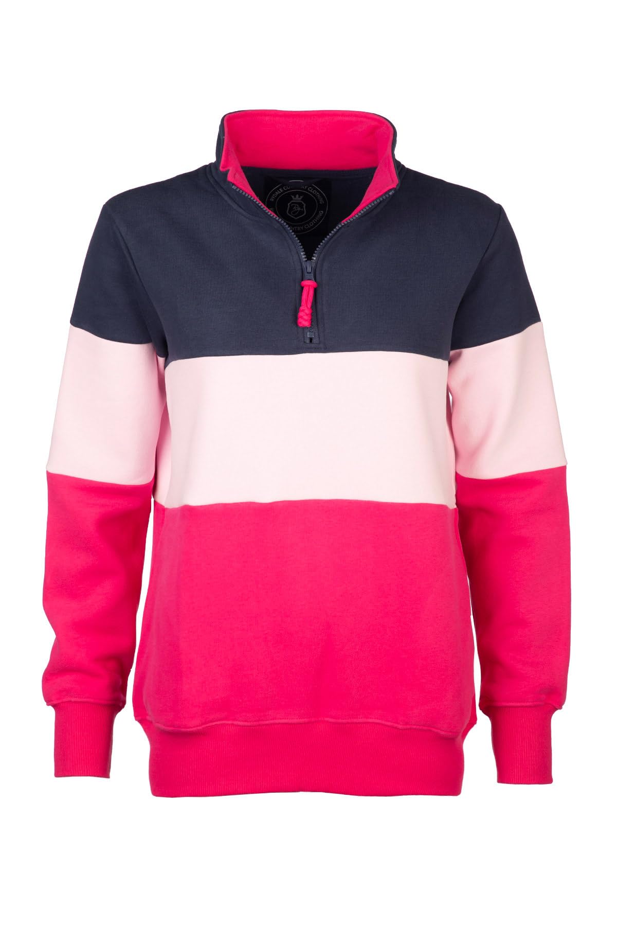 Rydale Ladies Country Sweatshirt Embroidered Women's Sweater Striped Women