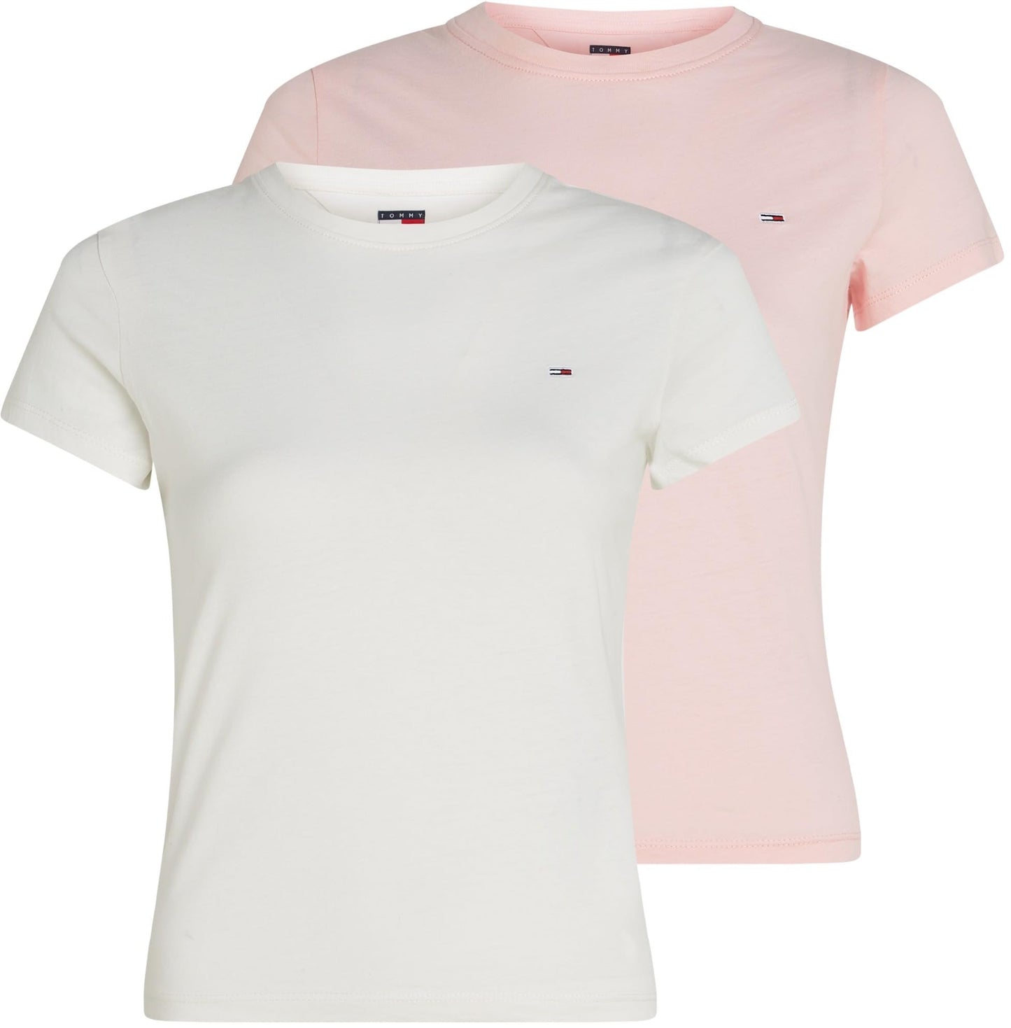 Tommy Jeans Women’s 2 Pack Short Sleeve Round Neck T-Shirts