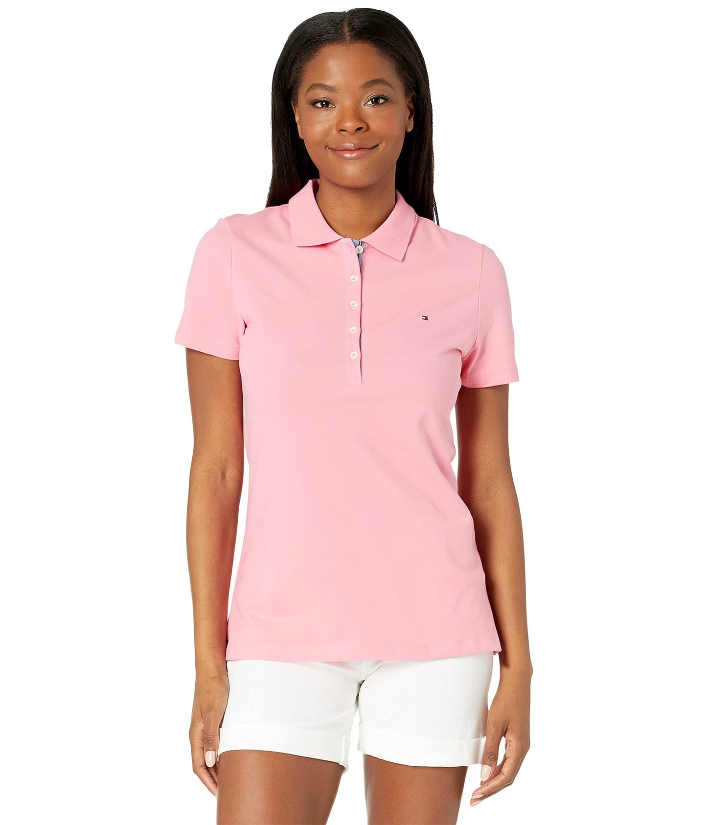 Tommy Hilfiger Women's Short Sleeve Classic Polo Shirt S/S CORE