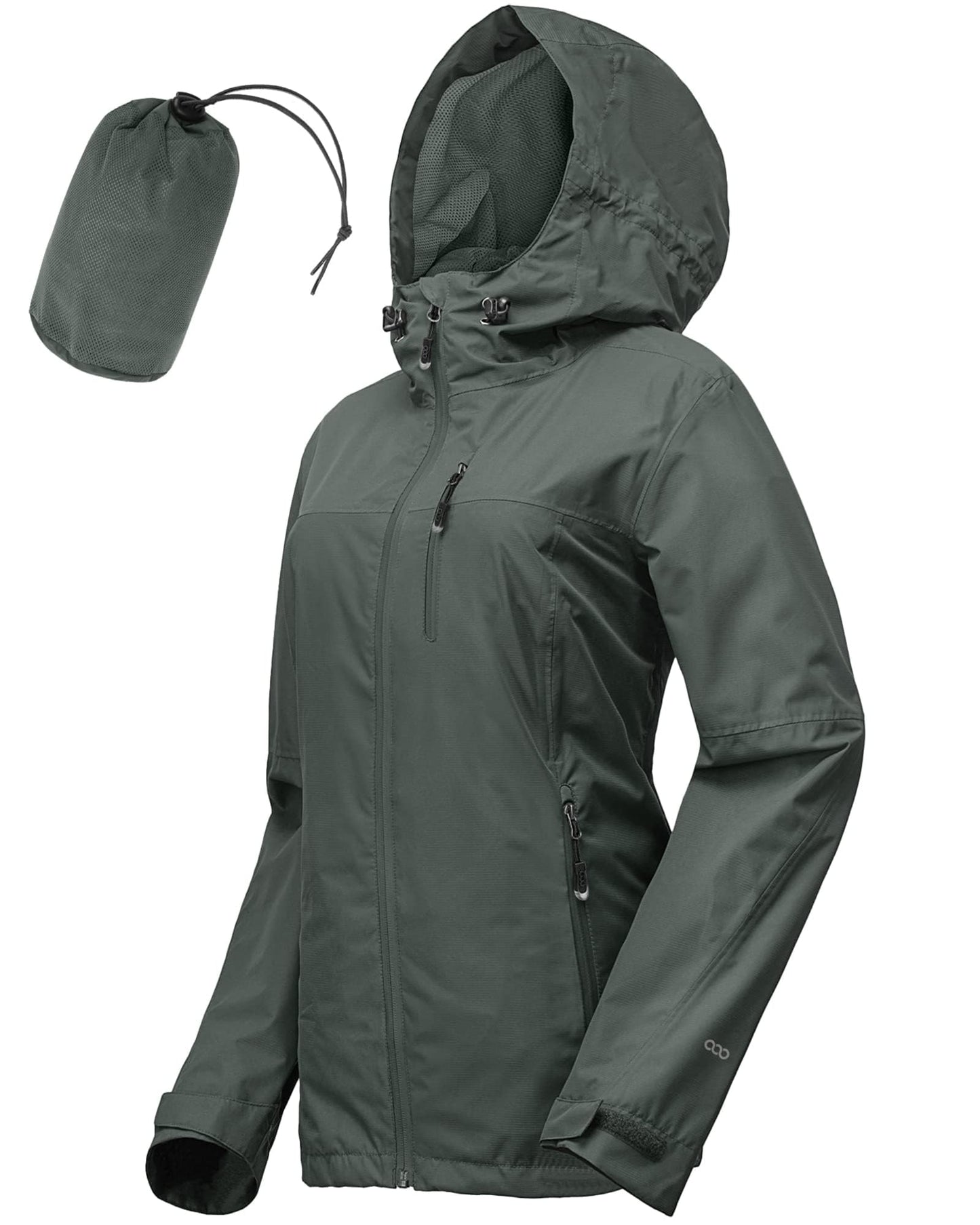 33,000ft Women's Waterproof Packable Rain Jacket