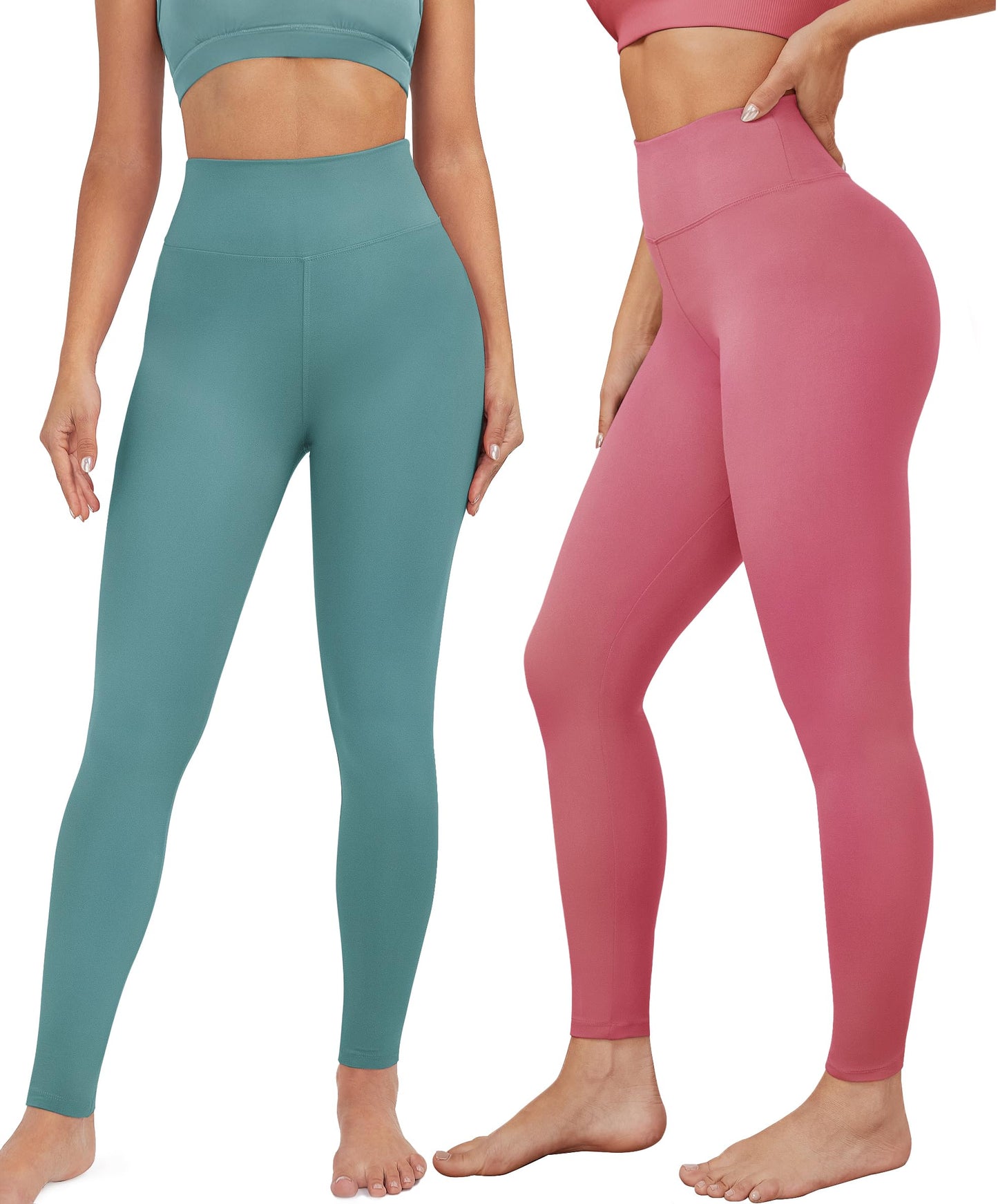 VALANDY Creamlush Womens High Waisted Leggings