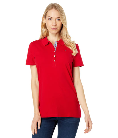 Tommy Hilfiger Women's Short Sleeve Classic Polo Shirt S/S CORE