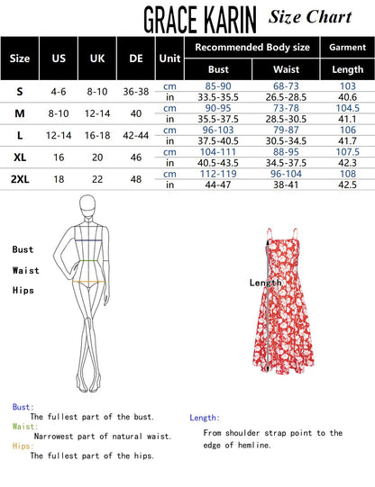 GRACE KARIN Women Summer Strappy Dress