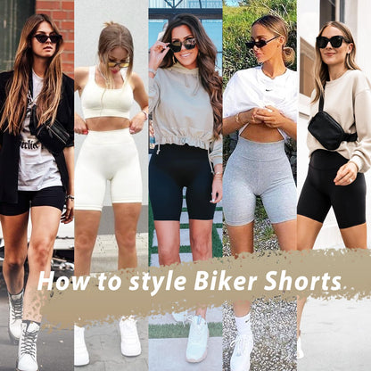 Cycling Shorts Women- High Waisted
