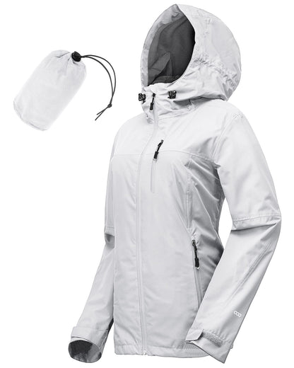 33,000ft Women's Waterproof Packable Rain Jacket