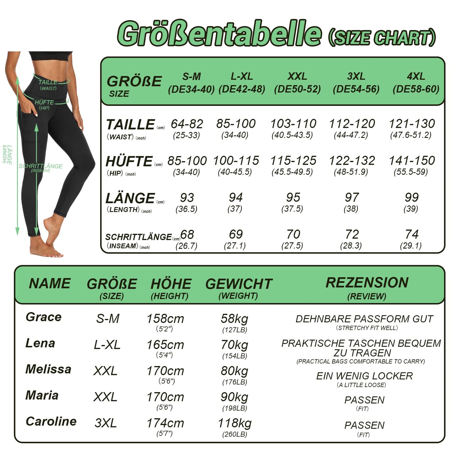 Gym Leggings for Women with Pockets