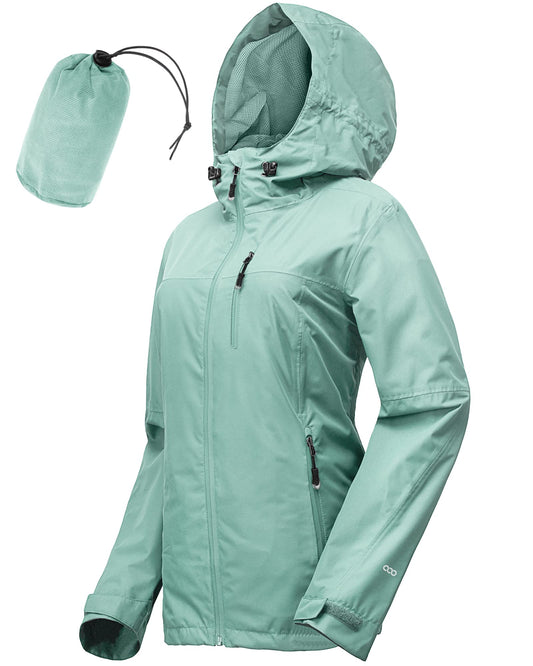 33,000ft Women's Waterproof Packable Rain Jacket